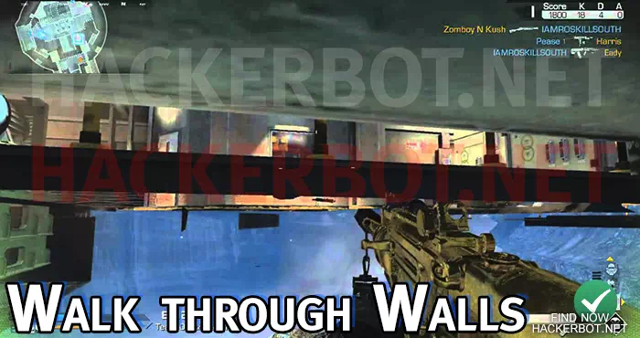 walk through walls hack