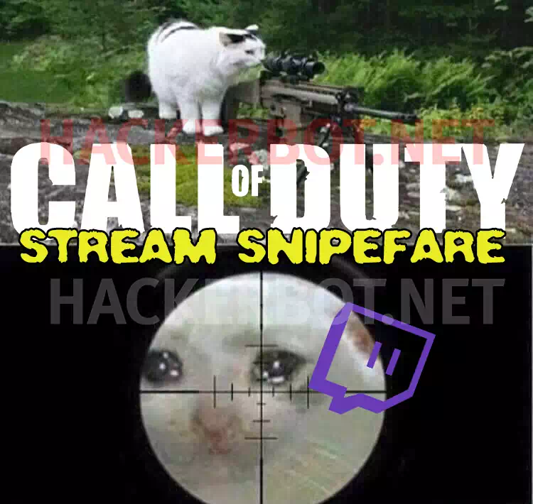 stream sniper cat meme