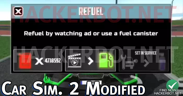 Car Simulator 2 unlimited canisters