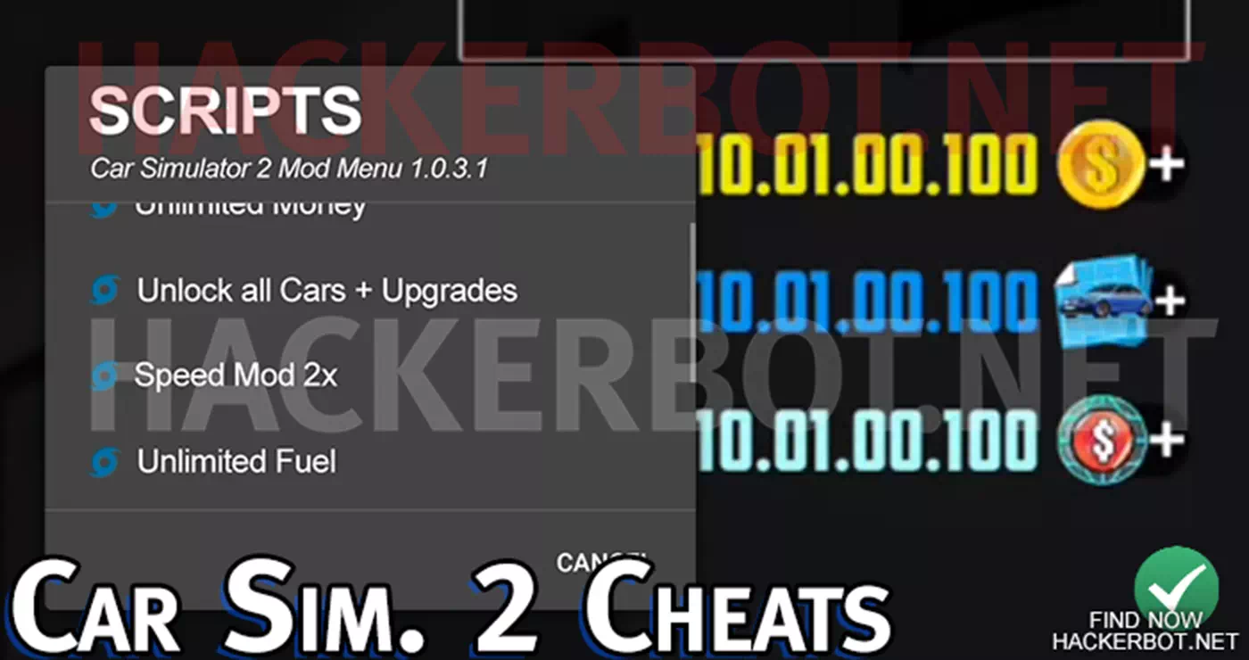 Car Simulator 2 Cheats
