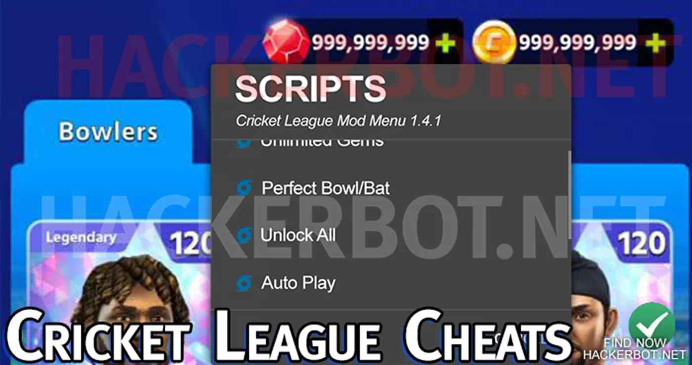 Cricket League Cheats