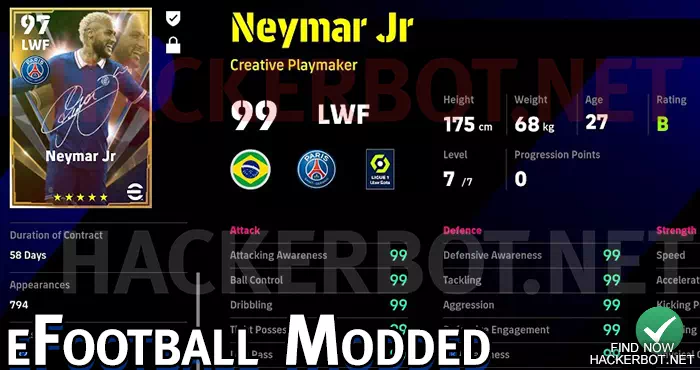 efootball edit players