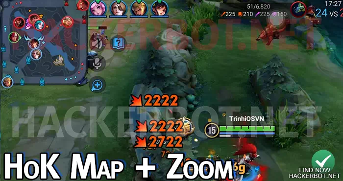 Honor of Kings map zoom feature