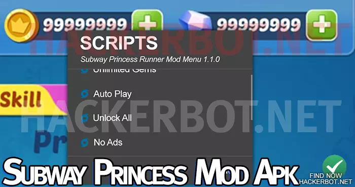 Subway Princess Runner Mod Apk