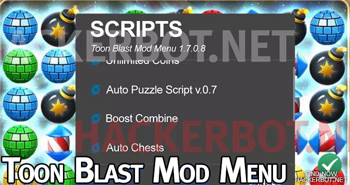 Toon Blast menu